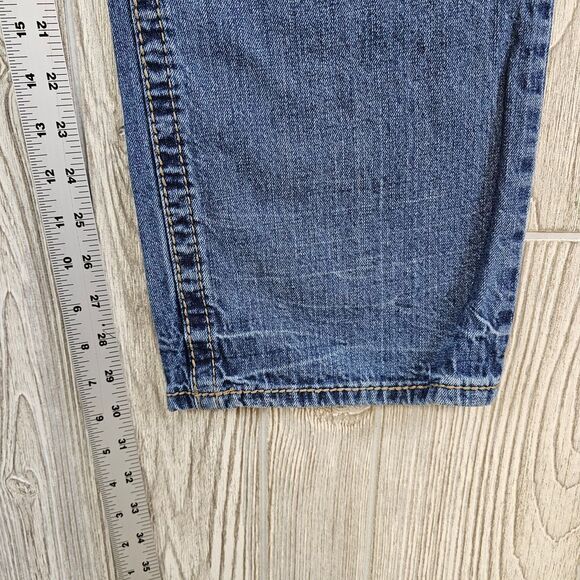 T.K. Axel Jeans Men's 36x32 (Actual 36x30) Distressed Denim Relaxed Straight Leg - Picture 6 of 11